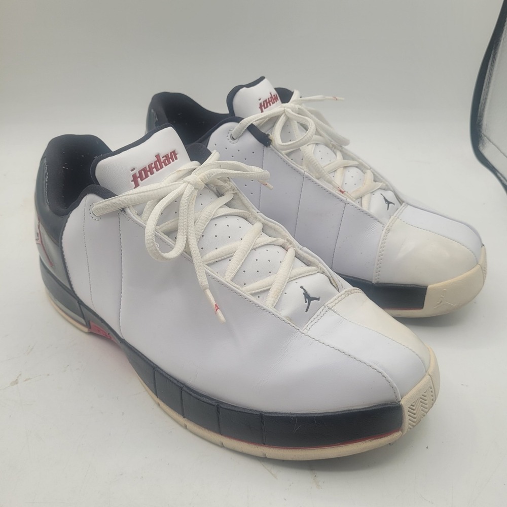 Air Jordan Team Elite II‎ Low White/Varsity Red Black Size 10 Model 310011-130